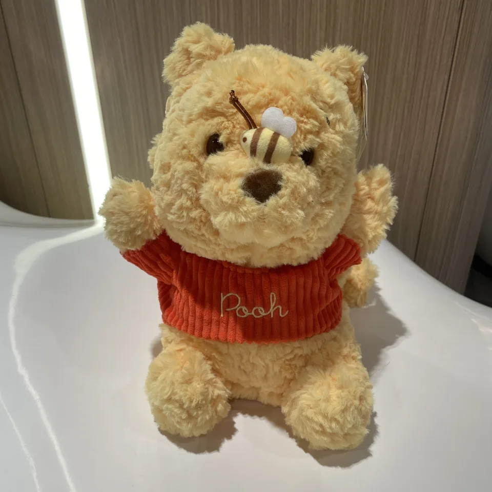 Vysoko kvalitné originálne Disney Winnie Plyš malá včela pú medveď piglet steh splnená hračkou deti narodeniny vianočné darčeky bábiky