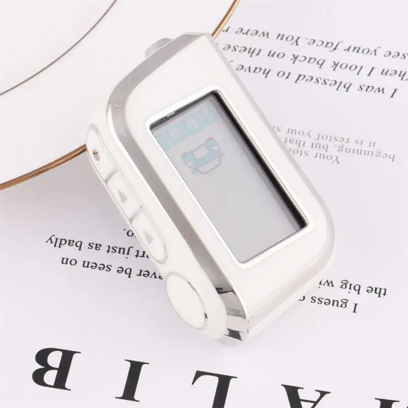 Vysoko kvalitné puzdro na kľúče od TPU pre Russkú verziu Starline A93 A63 Dvojcestná auto Alarm LCD diaľkový ovládač Keychain FOB Cover