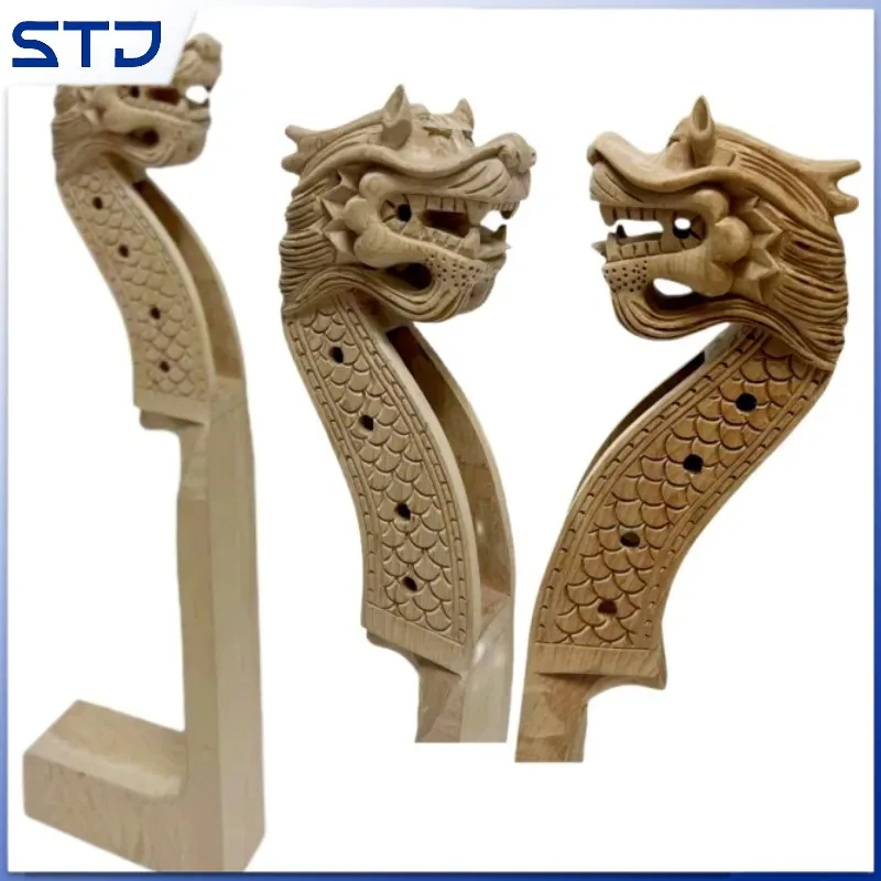 Vysoko kvalitné ručne vyrezávané 4/4 Dragon Cello Neck 4 String Maple Wood Cello Parts