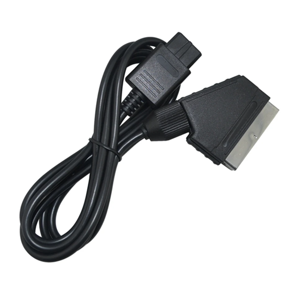 Vysoko kvalitný A/V TV kábel videohry Scart kábel pre SNES pre konzolu Gamecube N64 kompatibilný so systémom NTSC