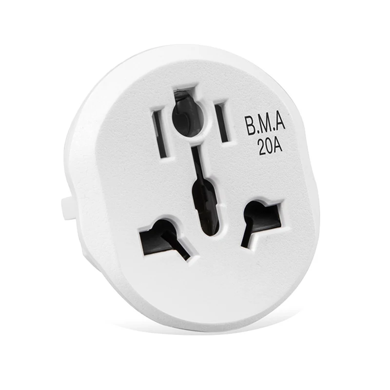 Vysoko kvalitný adaptér domácej zástrčky 16A 250V Wall Electric Socket Universal Plug Converter Fr Au Us UK do EÚ AC Power Travel Adapter