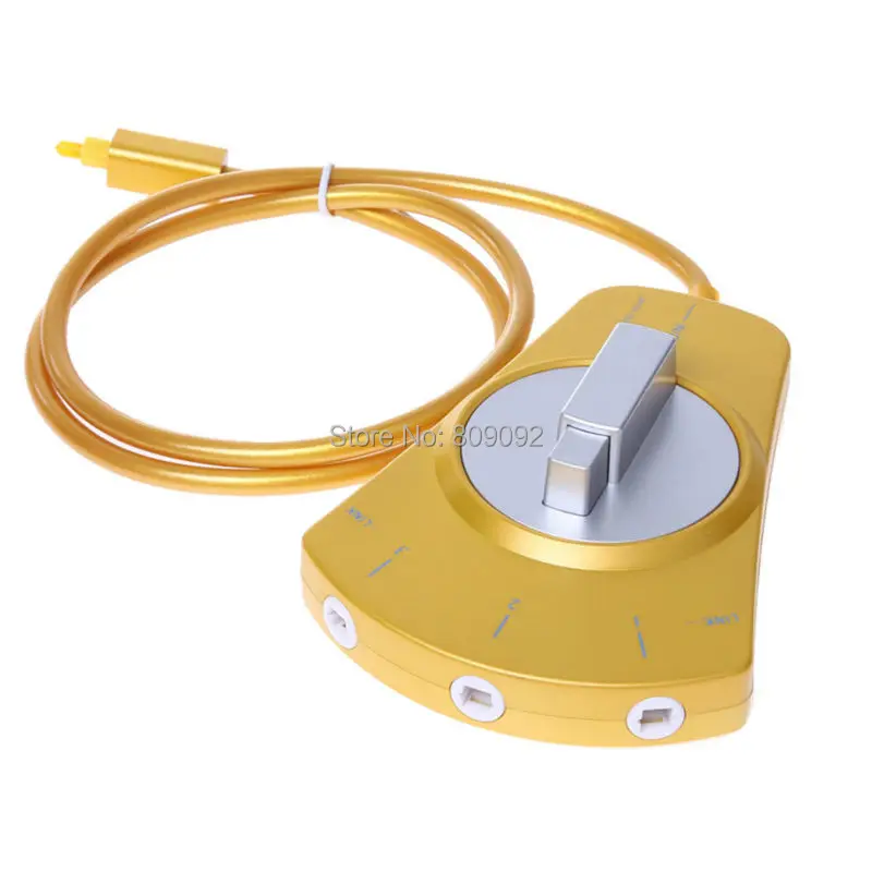 Vysoko kvalitný digitálny optický zvukový spínač SpDIF TOSLink Cable 3-Way Switcher Adapter Selector Hub Box pre DVD CD prehrávač