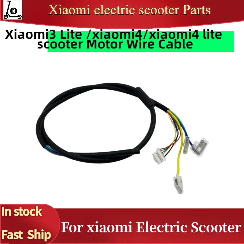 Vysoko kvalitný kábel motora motora pre Xiaomi 3 Lite/Xiaomi 4/Xiaomi 4 Lite Scooter Secooter Pneumatika Pneumatiky Drôt na drôtenie