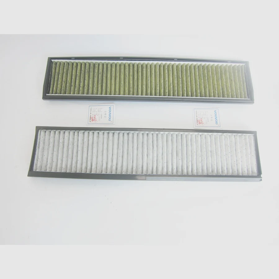 Vysoko kvalitný PM 2,5 1 Sada 2 ks CAR A/C Vzduchový filter 124 835 00 47 pre Mercedes-Benz E-Class W124 A124 S124 1983-1993