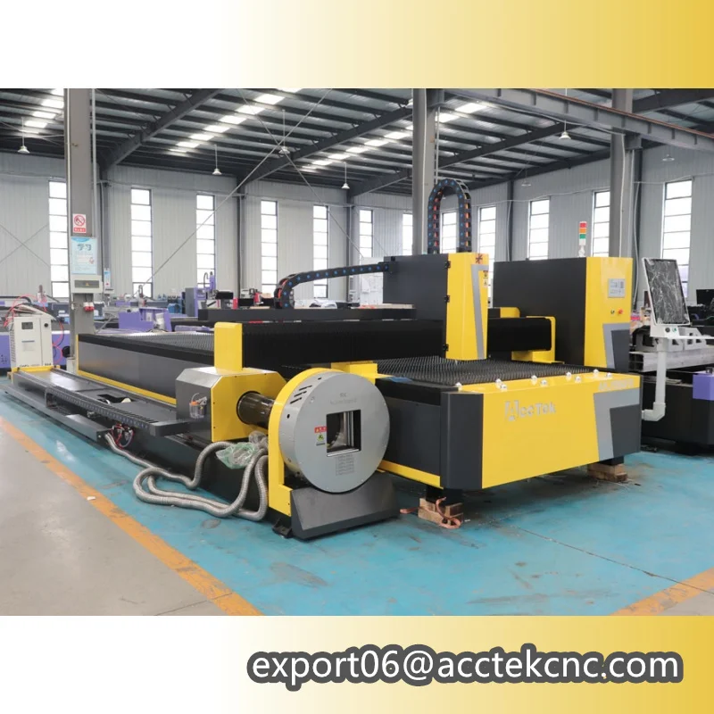 Vysoko presadzovanie potrubia a profilu laserového strihového stroja 2000 W 3000W Cut Carbon Steel SS Kovová plech a rúrka laserová rezačka