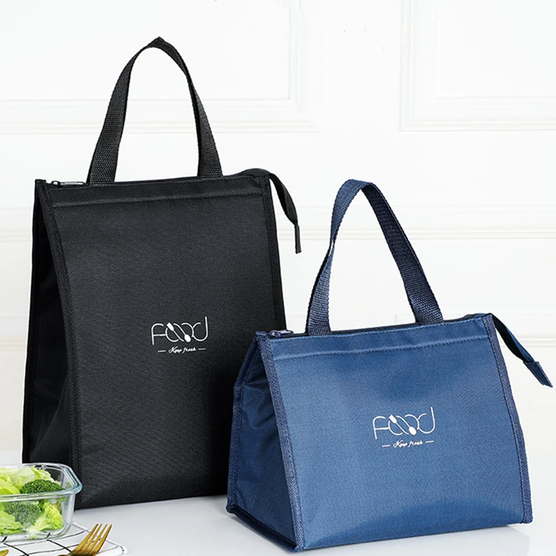 Vysokokapacitný prenosný izolovaný obedový taška Ženy Dieťa piknik Pracovná práca cestovná potravina Termálny úložný nádoba Bento Box Cooler Tote Bag
