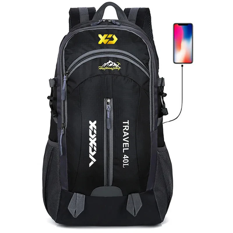 Vysokokapacitný rybársky batoh Rucksnack 40L Outdoor Sports Bag Cestoval batoh kempingu lezenie batoh mužov Dám