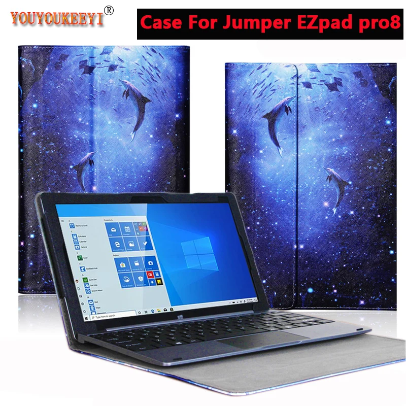 Vysokokvalitné stojanové puzdro PU pre Jumper EzPad Pro 8 116 palcový tablet 2in 1 puzdro na klávesnicu tabliet pre JPB11+darček