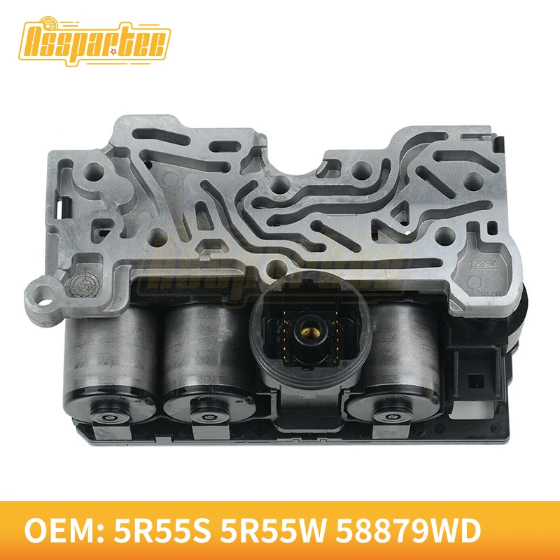 Vysokokvalitný 5R55S 5R55W 58879WD Solenoid Block Balk 01-Up Ford Explorer Auto prenos testovaný 9L2Z7G391AA 4L2Z-7G234-AA