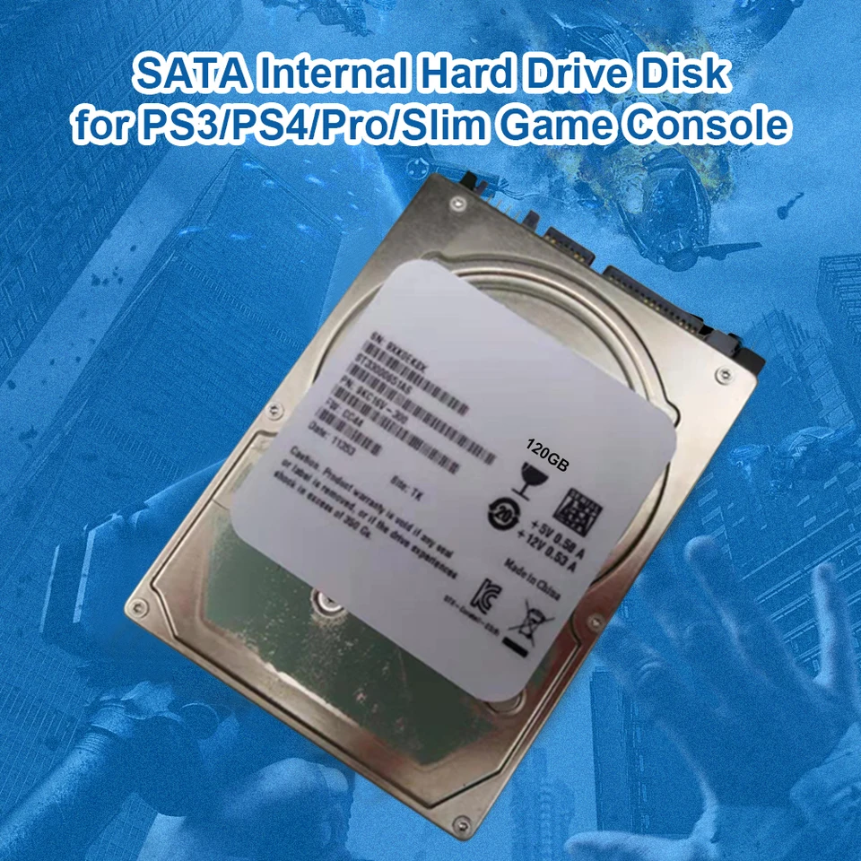 Vysokorýchlostná 300 m/s SATA Interný disk pevného disku pre konzolu PS3/PS4/Pro/Slim