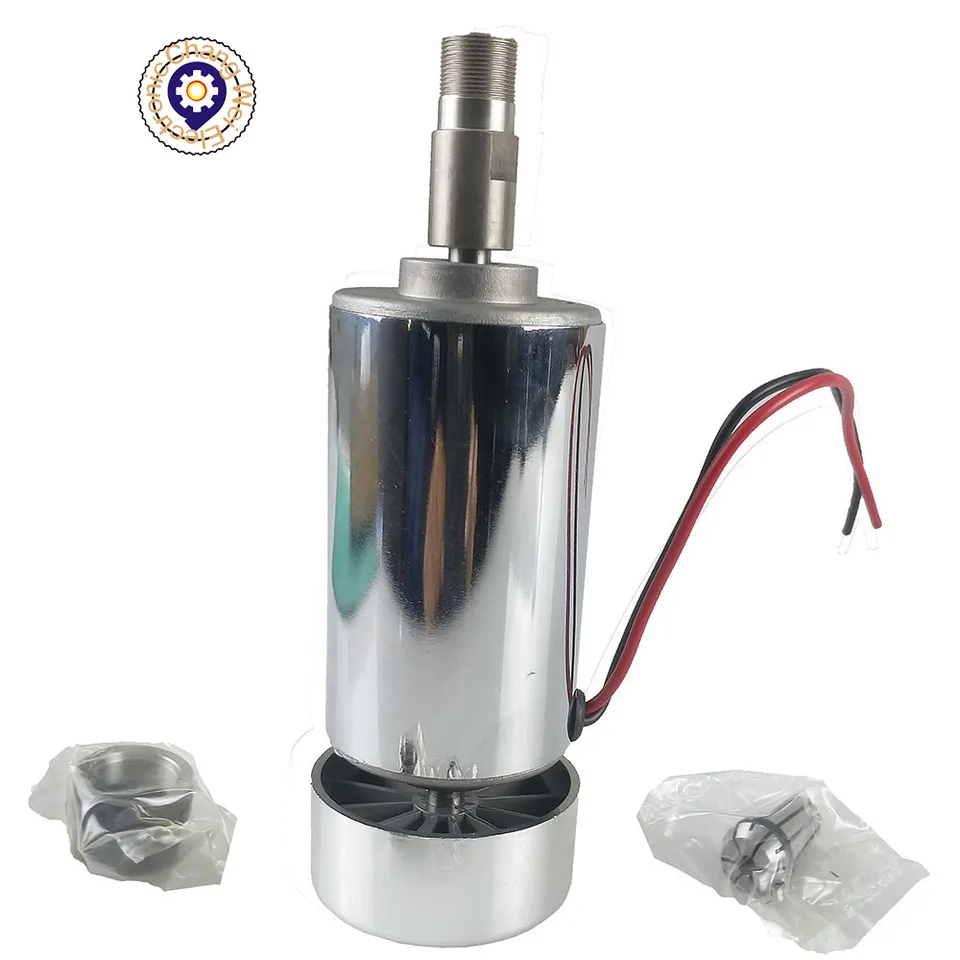Vysokorýchlostná rýchlosť DC12V-48V 300 W vretená gravírovanie stroja vretena CNC CNC vretená DC