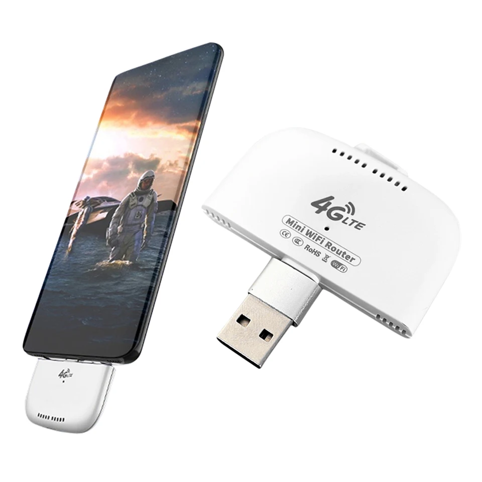 Vysokorýchlostné cestovné hotspot s USB adaptérou bezdrôtový smerovač 4G LTE 4G LTE Modem Router pre RV Travel Prázdninové kempingové diaľkové miesto