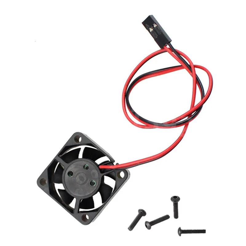Vysokorýchlostné dvojité ložisko Silný veterný motor ESC chladiaceho ventilátora 25 mm 30 mm 40 mm pre vozidlo na diaľkové ovládanie automobilov RC Monster Truck Monster