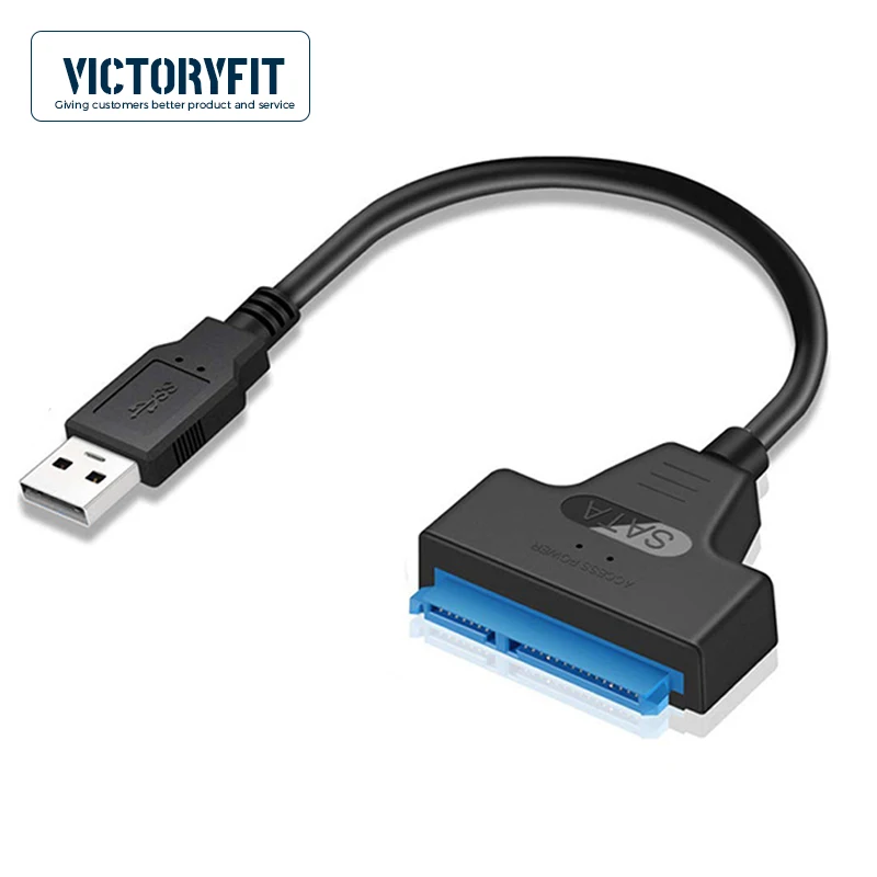 Vysokorýchlostný kábel USB SATA Externá čítačka pevného disku 2.5 HDD SSD Adaptér pevného disku 22 cm/35 cm/50cm USB 3.0/2.0 pre voliteľné