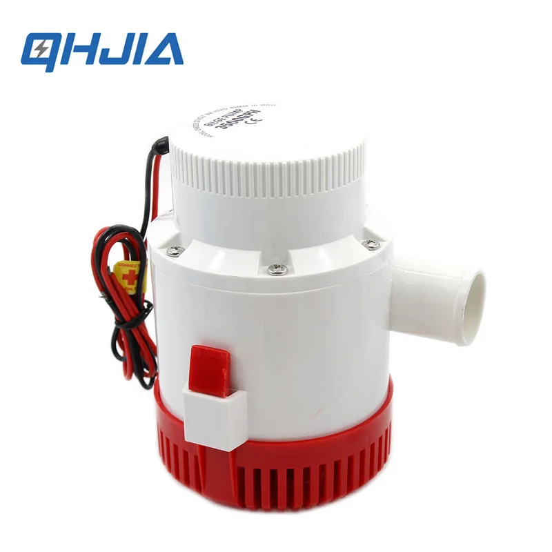 Vysokotlakové ponorné útorové čerpadlo 12 V 24 volt elektrické vodné čerpadlo používané v lodných hydropláne Motor Homes Houseboat 3000 GPH 3500 GPH