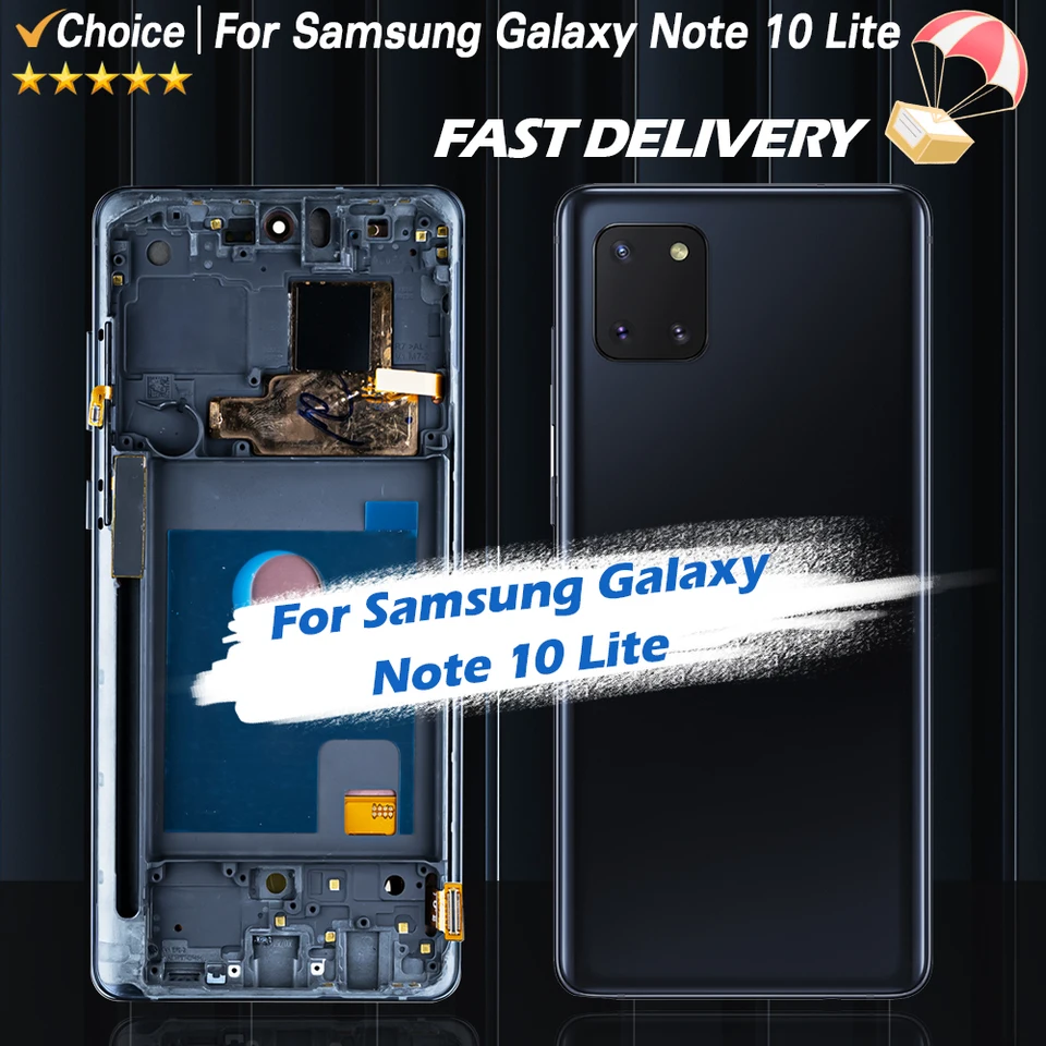 Vysoká kvalita pre Samsung Galaxy Note10 LITE LCD displej dotykovej výmeny pre Galaxy Note10 Lite N770F SM-N770F/DS LCD
