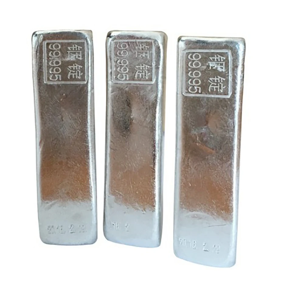 Vysoká čistota 99,995% Indium Metal Ingot Lumps úplne nový