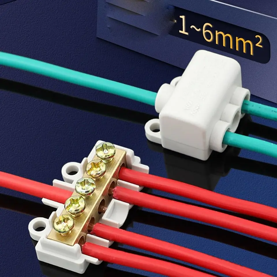 Vysoké napájanie T-type zapojenia Terminál Spitter Block Block Wire Block Electrical Kábel ZK-316/506/516/1310/1316 Konektory