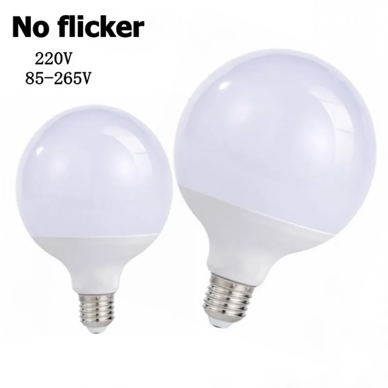 Vysoký jas E27 LED žiarovky 15 W 20W 30W G70 G80 G95 220V LED svetlo Svetlo studená biela teplá/ biela lampa ampoule bombilla lampa svetlo