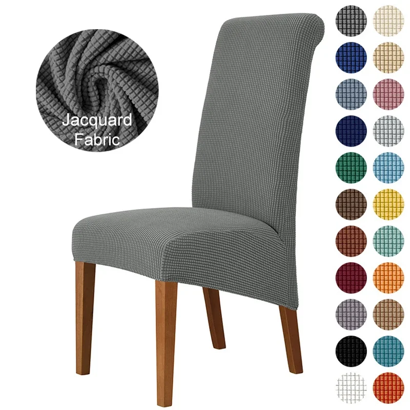 Vysoký zadný kryt Jacquard M XL veľkosti jedáleň kuchyňa Kukurica kukurica flanel