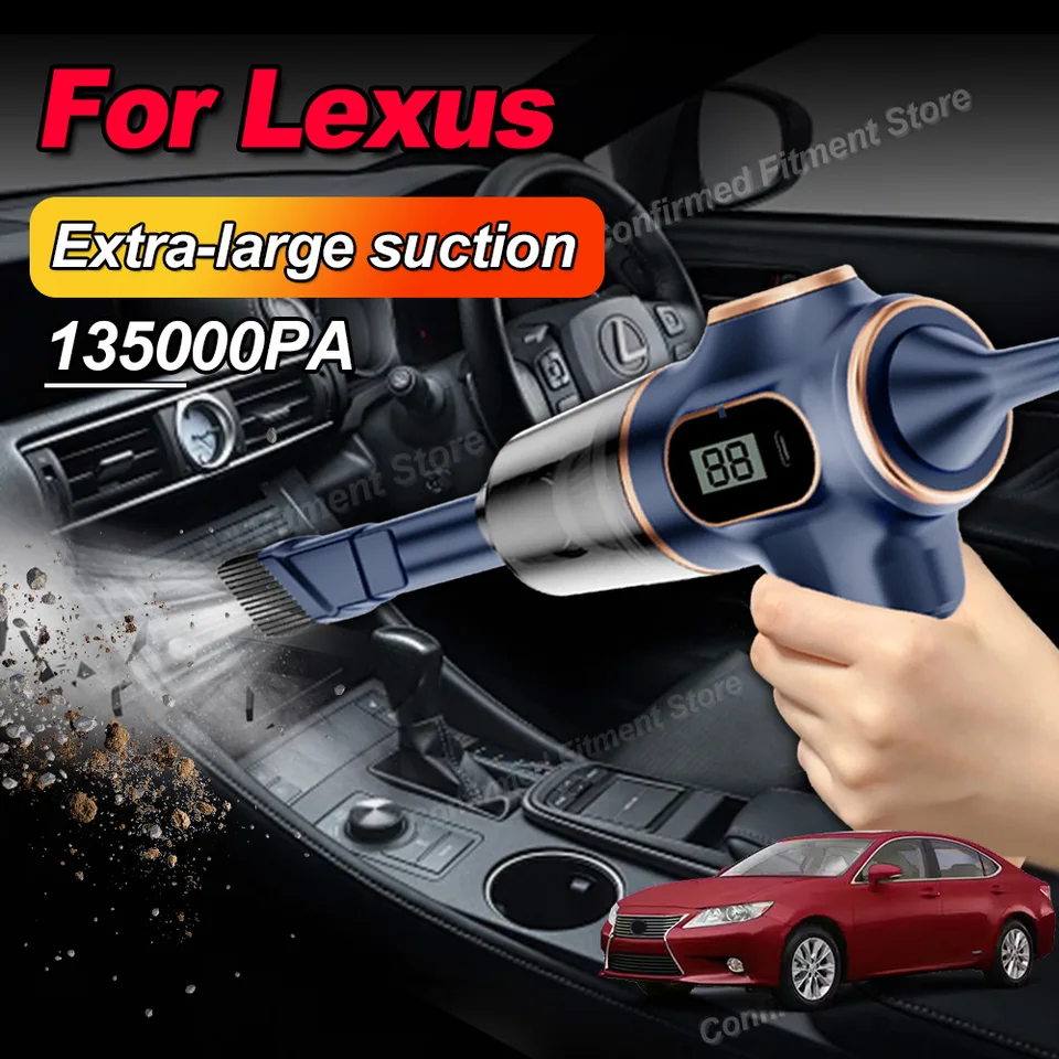 Vysávač automobilu Silný sanie bezdrôtového prenosného ručného vysávača pre Lexus LX570 RX400H LS430 ES300 ES350 ES330