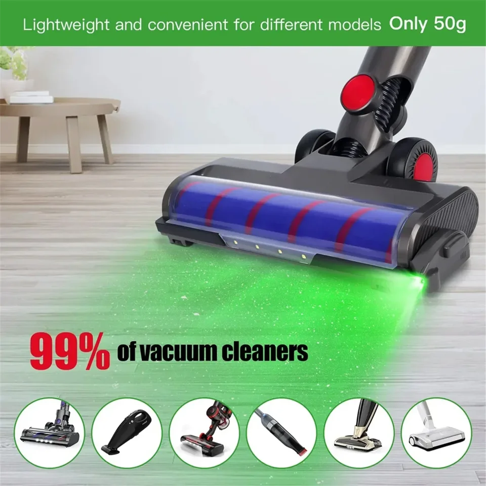 Vysávač laserové svetlá prachový displej LED lampa Prach zreteľne viditeľný pod svetlom univerzálnych vysávacích dielov