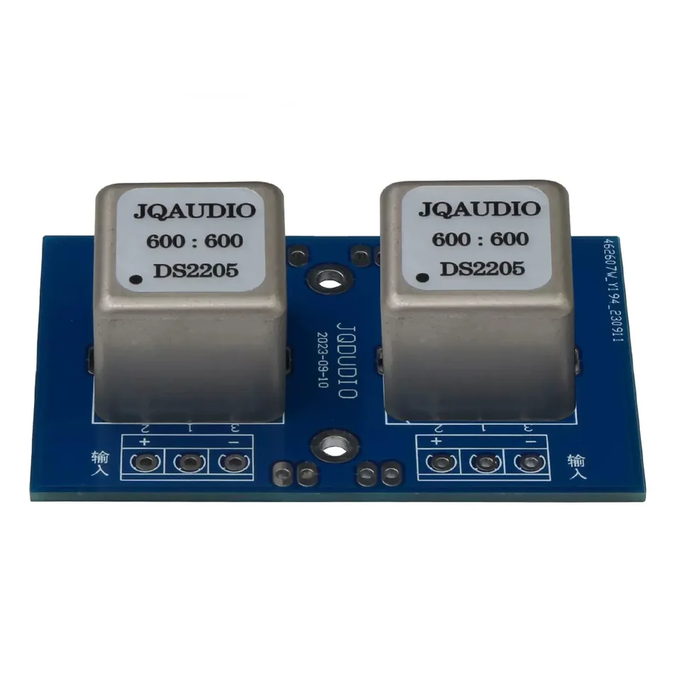 Vyvážená a nevyvážená konverzia transformátora JQaudio DS2205 600: 600 PMO