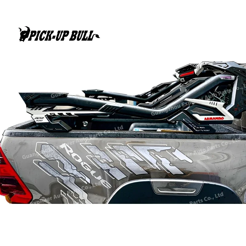 Vyzdvihnite si Universal Steel Roll Bars pre 4x4 pickup s LED pre Hilux Isuzu Dmax Ford Ranger Sport Roll Bar Camioneta
