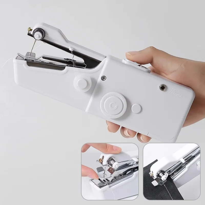Vyšívanie rýchlej opravy Vyšívanie šijací stroj šijací stroj DIY Mini ručný šijací stroj Elektrický šijací vreckový počítač