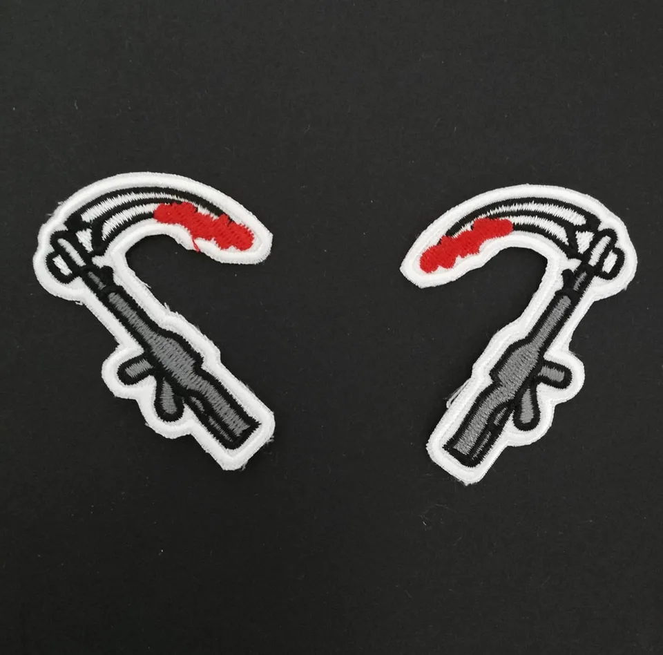 Vyšívané železo na synoch motorového motora kosáčikovitých škvŕn vesty bunda Anarchy Patches pre Harley
