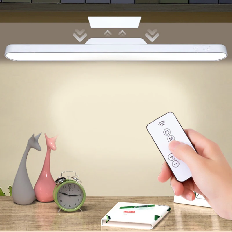 Vzdialená stolová lampa 48 cm 32 cm visiaci magnetický stolný lampa LED čítanie LED svetlo USB Nabíjateľná skrinka nočné zrkadlo Nočné svetlo