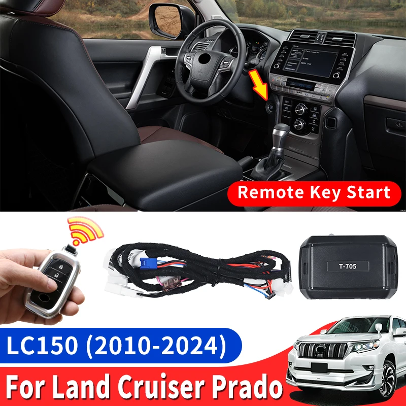 Vzdialený kľúčový štartér, pre Toyota Land Cruiser Prado 150 2010-2024 2023 Vnútorné modifikačné príslušenstvo, Body Kit LC150