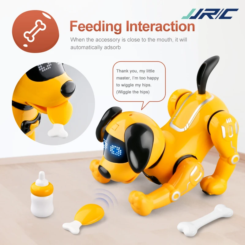 Vzdialený R19 RC Robot Smart Talking Programming Dance Interaktívne domáce zvieratá Šteniatko Diaľkové ovládanie psov inteligentné darčekové hračky pre deti