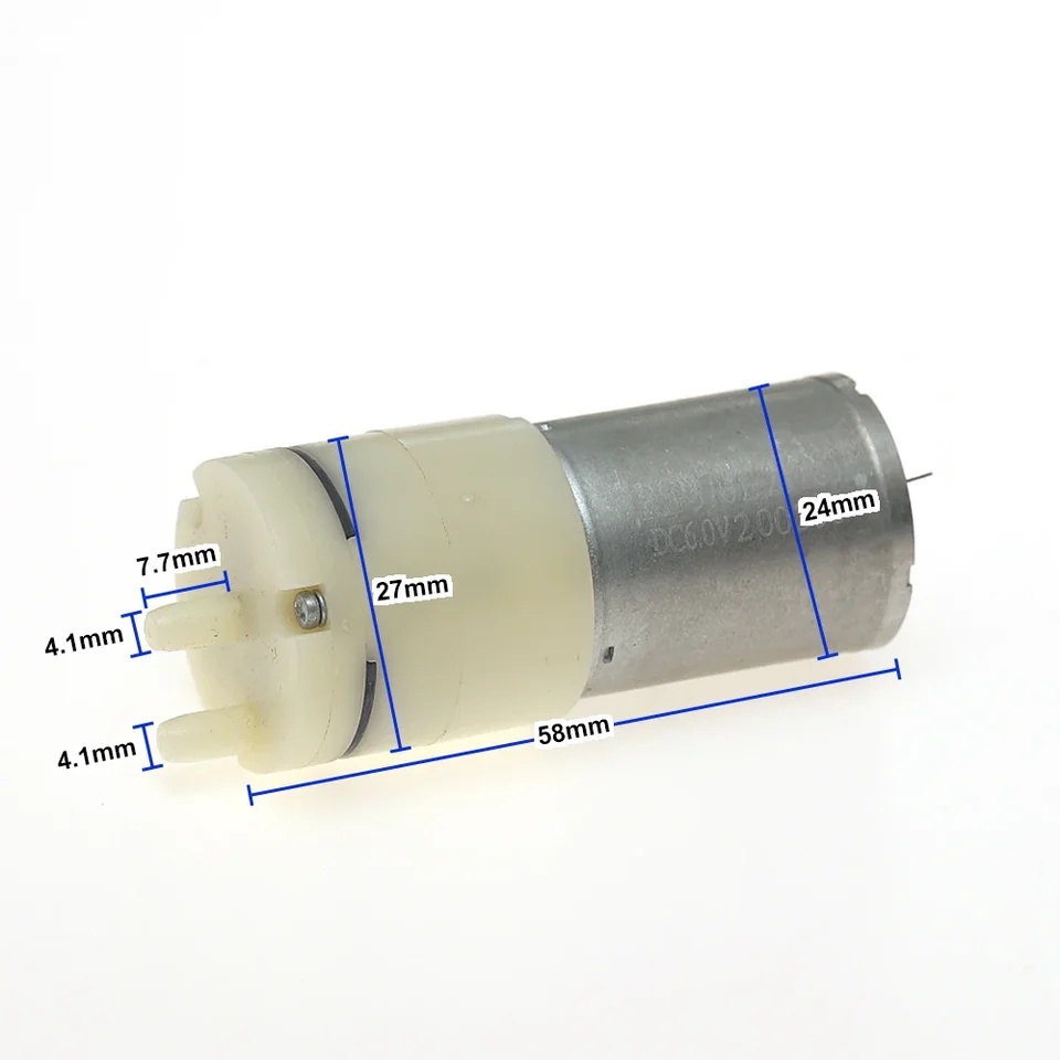Vzduchové čerpadlo DC 3,7 V/5V/6V 370 Mini Electric Micro vákuový posilňovací motor pre kozmetické prístrojové lekárske ošetrenie prsné čerpadlo