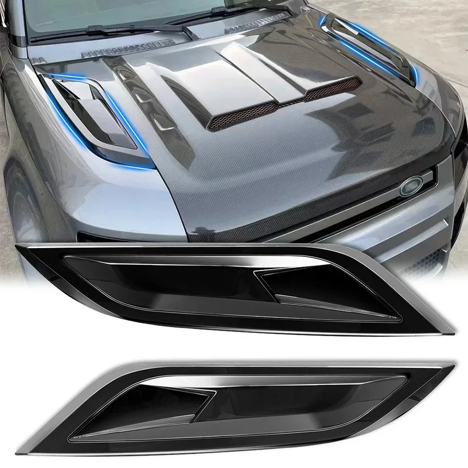 Vzduchový prívod Skojačka Snow Cover Hood Air Bonnet Vent Fit for Land Rover Defender 90 110 130 2020 2021 2022