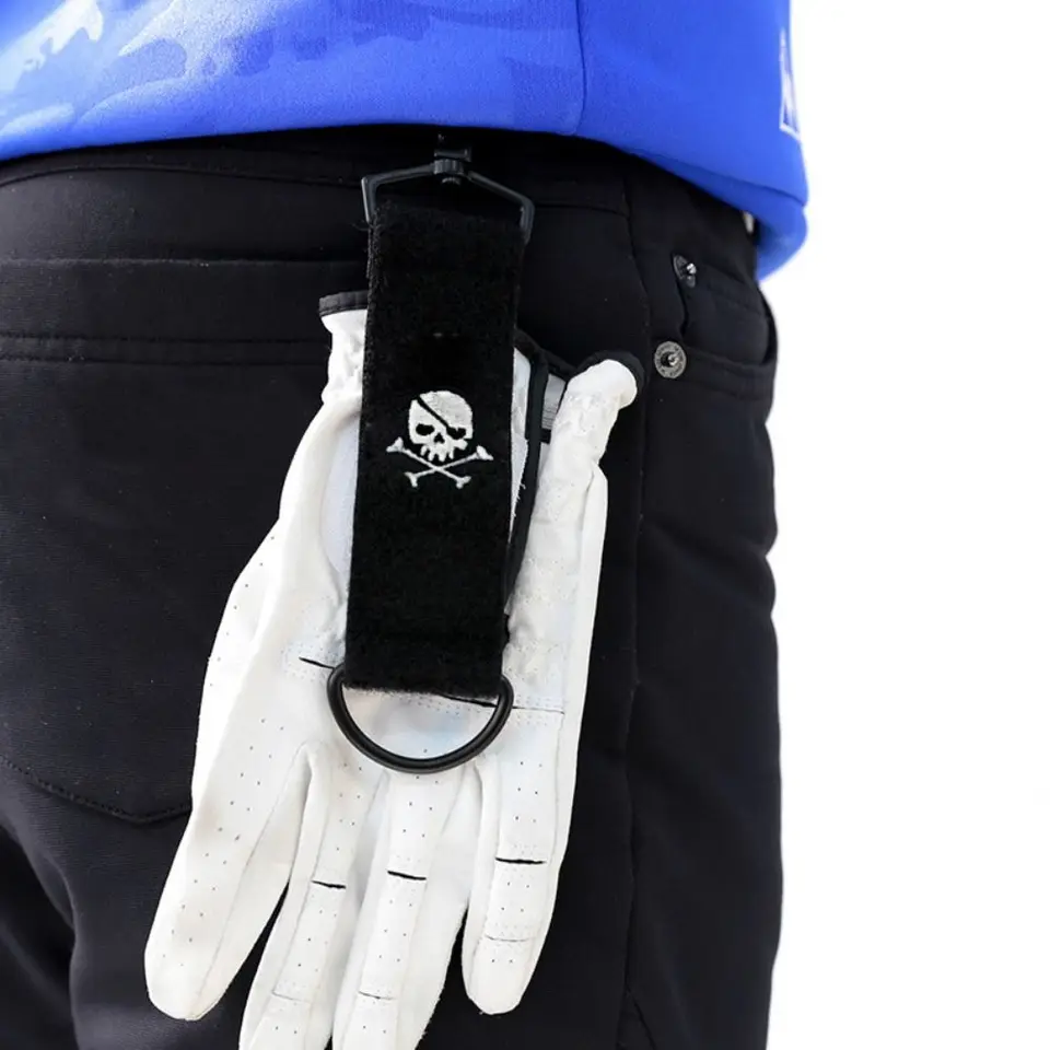 Vzor lebky lebky s karabínovým golfom utierovacia látka Kúzla na čistenie uterákov golfový uterák golf golfový uterák
