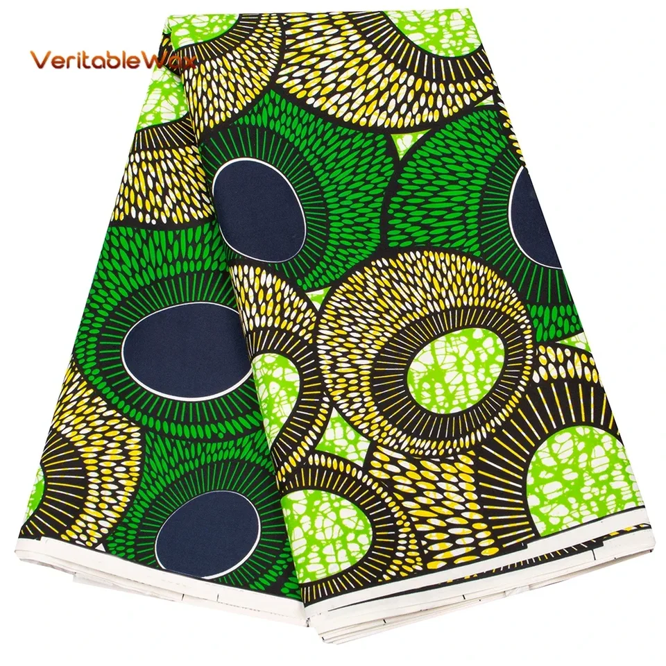 Vzor ventilátora Realtablewax African tkanina pri lodenicovom polyesterovom materiáli pre ručne kvalitné látky pre párty šaty A-27