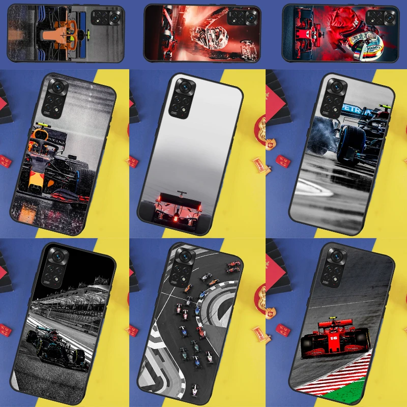 Vzorec 1 pretekár F1 Pase telefónu pre redmi poznámku 12 11 Pro Cover pre Redmi Note 12 10 9 8 Pro 11s 10s 9s 8t 9a 9c 12c 10c 10c