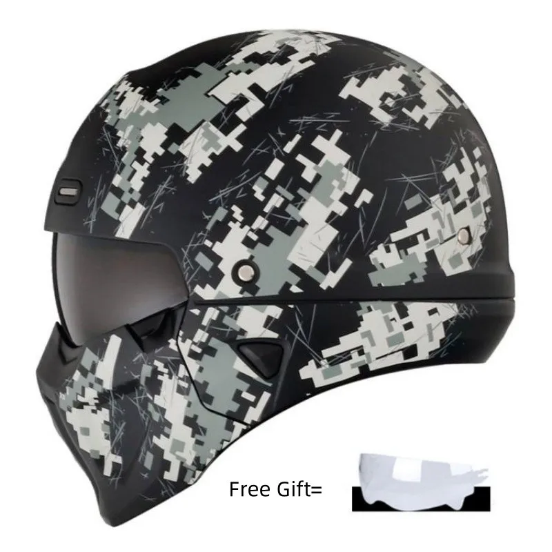 Vzorec uhlíkových vlákien Scorpion viacúčelová kombinovaná kombinovaná prilba retro prilba motocykla kascos Moto osobnosť polovičná prilba