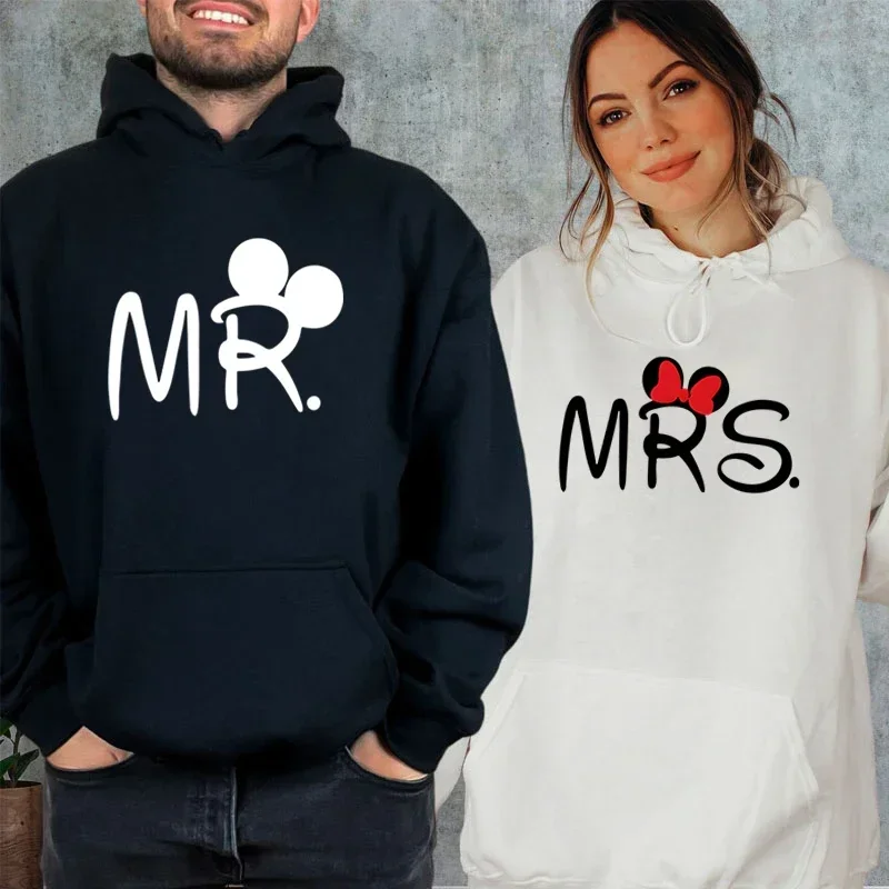 Vzorový vzor MRS TLAČ Lover Lover mikina Men Dámske mikina s dlhým rukávom pár pár zhodných vtipných vonkajších bund