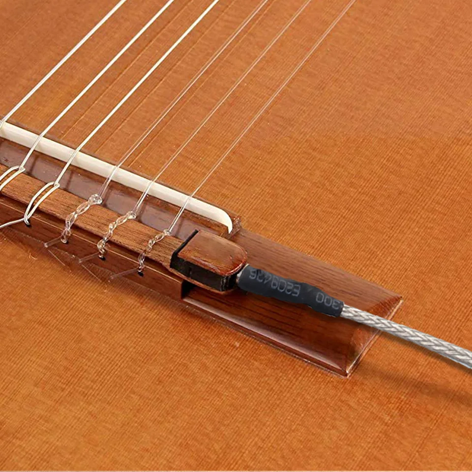 Vzpriamené basové pickup folklórne akustické gitarové doplnky Winder Black Metal Piezo
