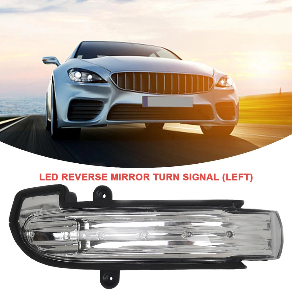 Vzupierené dvere vozidla Otočenie Signálneho svetla A2038200121 A2038201021 LED zrkadlové zákruty Signálne svetlo pre Mercedes Benz W203 4 Door 2004-2007