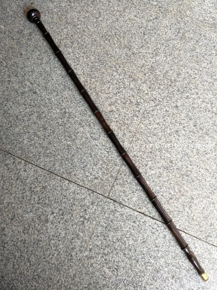 Vzácne staré čínske staré drevené trstiny \ Walking Stick, Bamboo, vynikajúce vzory, ručne vyrezávané, starodávne,#048 ,, Doprava zdarma