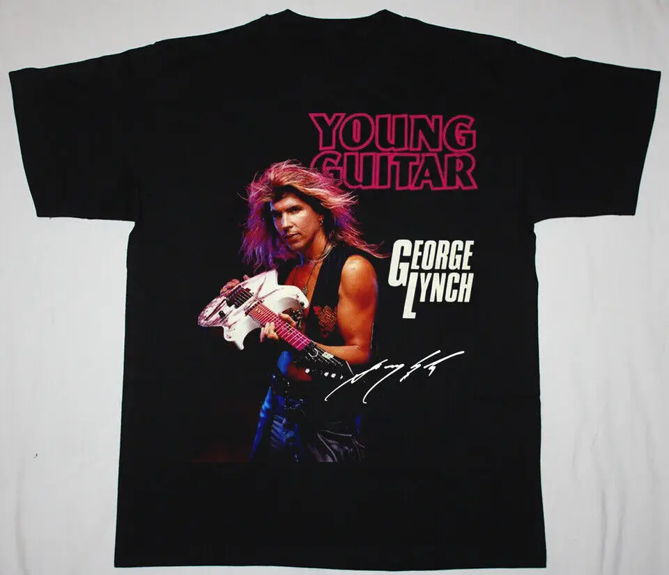 Vzácny Lynch Mob George Cotton Black T košeľa S-234XL Darčekové fanúšikovia Unisex TN283