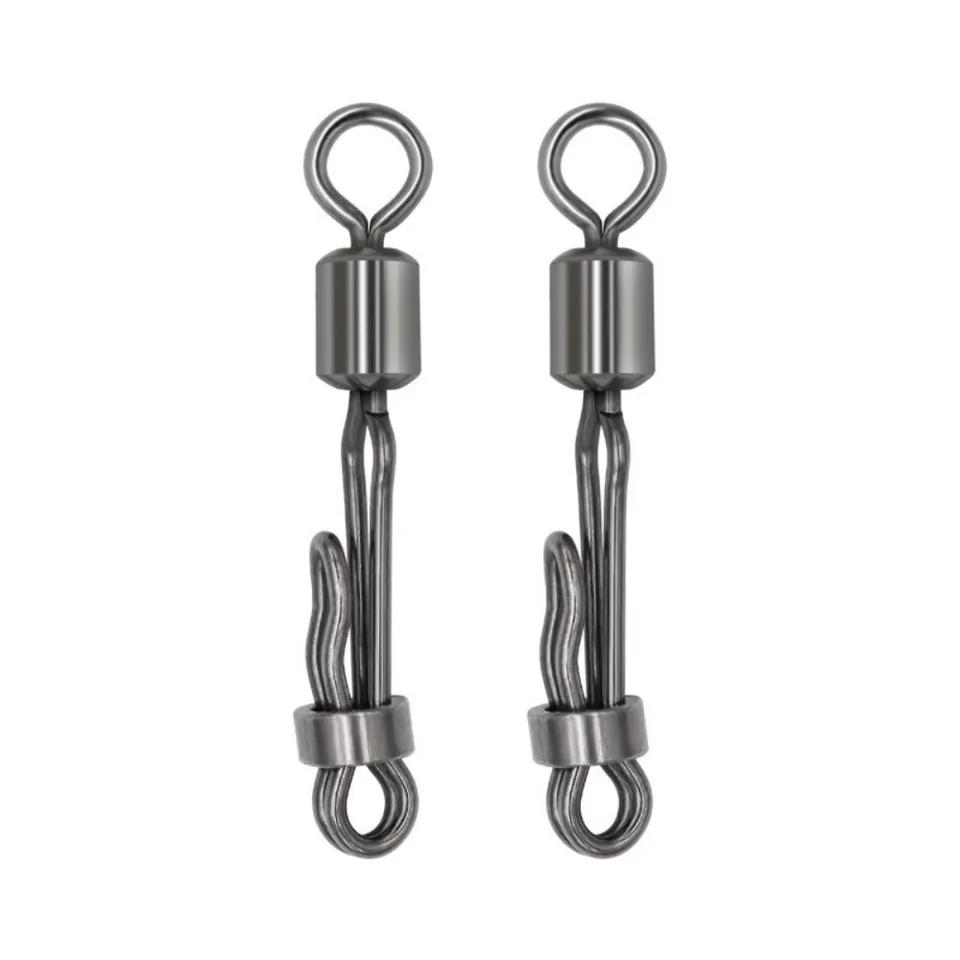 Vákri bočné linky Fish Accessory Rolling Swivel s uzamknutím rybárskym otočným otočným otočným 8 tvarom Connect Ring Snap Change Change Connector