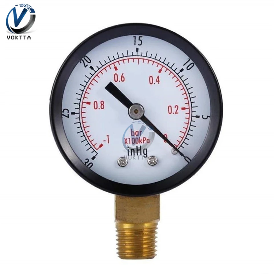Vákuový manometer Mini číselník prenosný dial