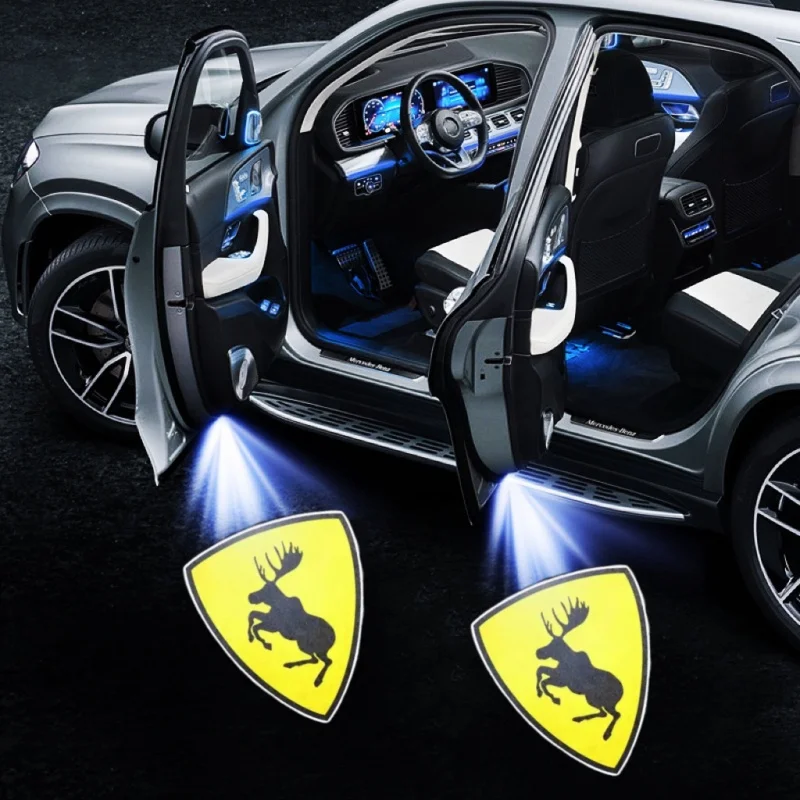 Vítané svetlá s uvítacími svetlami s autami Laser Projector Doplnkové svetlo pre Volvo V60 V40 V90 XC40 60 XC90 S80 S60 S90 S80L S60L Príslušenstvo