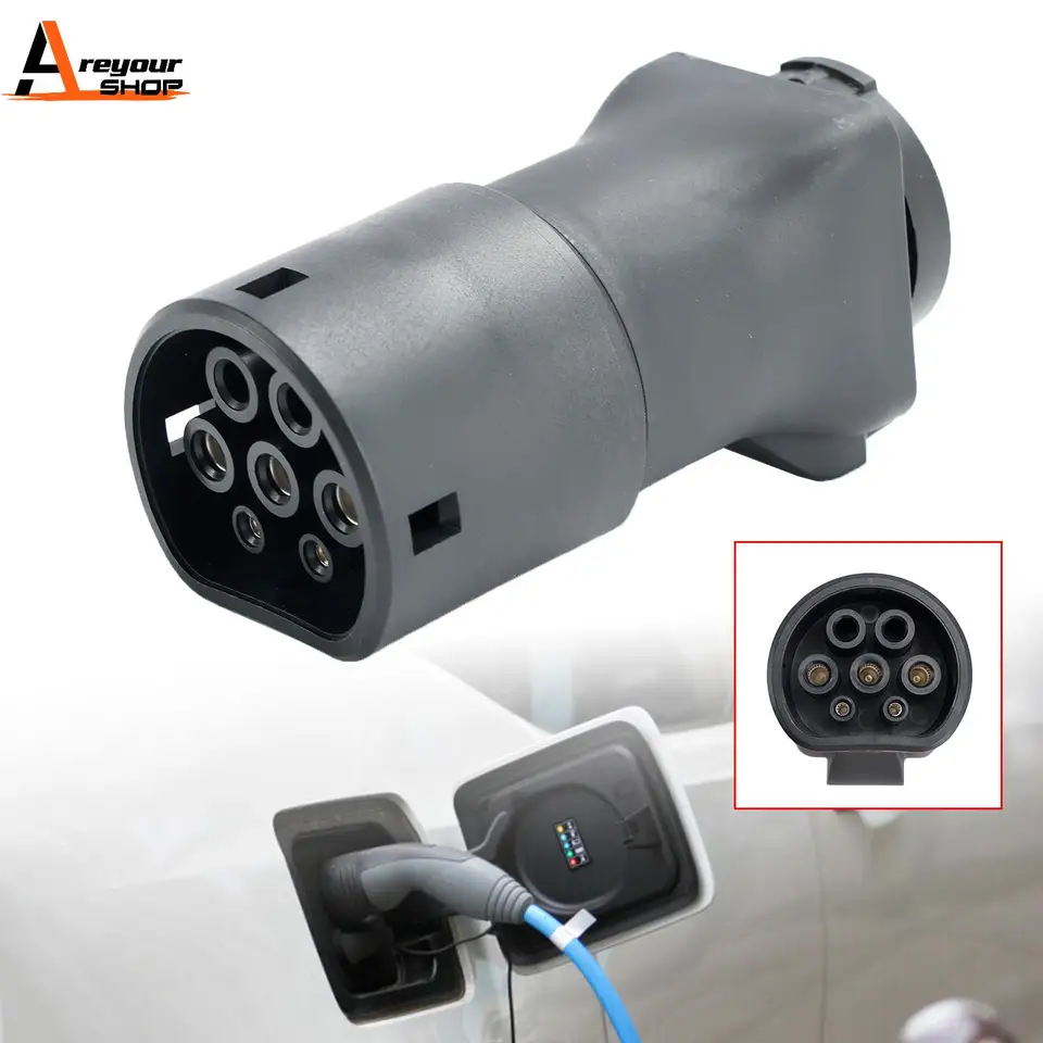 Výboj V2L Typ 2 až Euro Plug EV nabíjačku adaptér 16A EVSE IEC62196