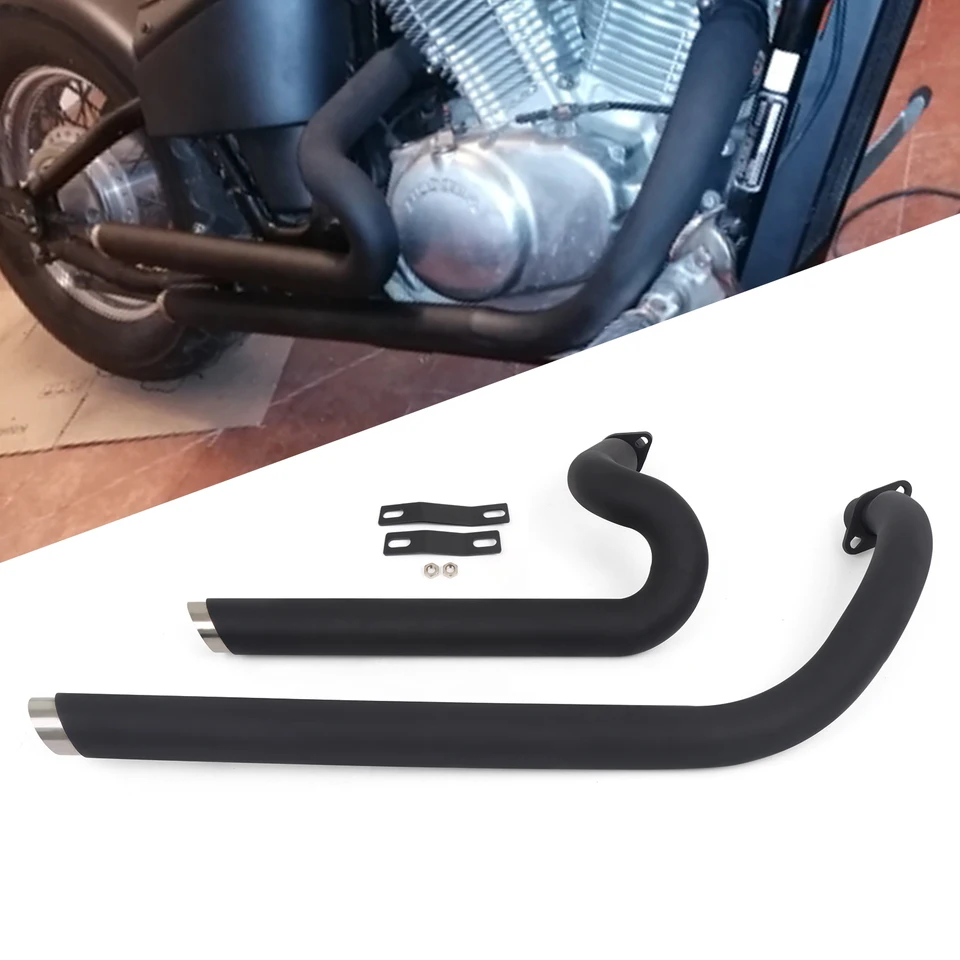 Výfukové potrubie s odnímateľným tlmičom tlmič pre tlmič pre honda steed tieň 400 600 VLX400 VLX600 VT400 C VT600C VT600