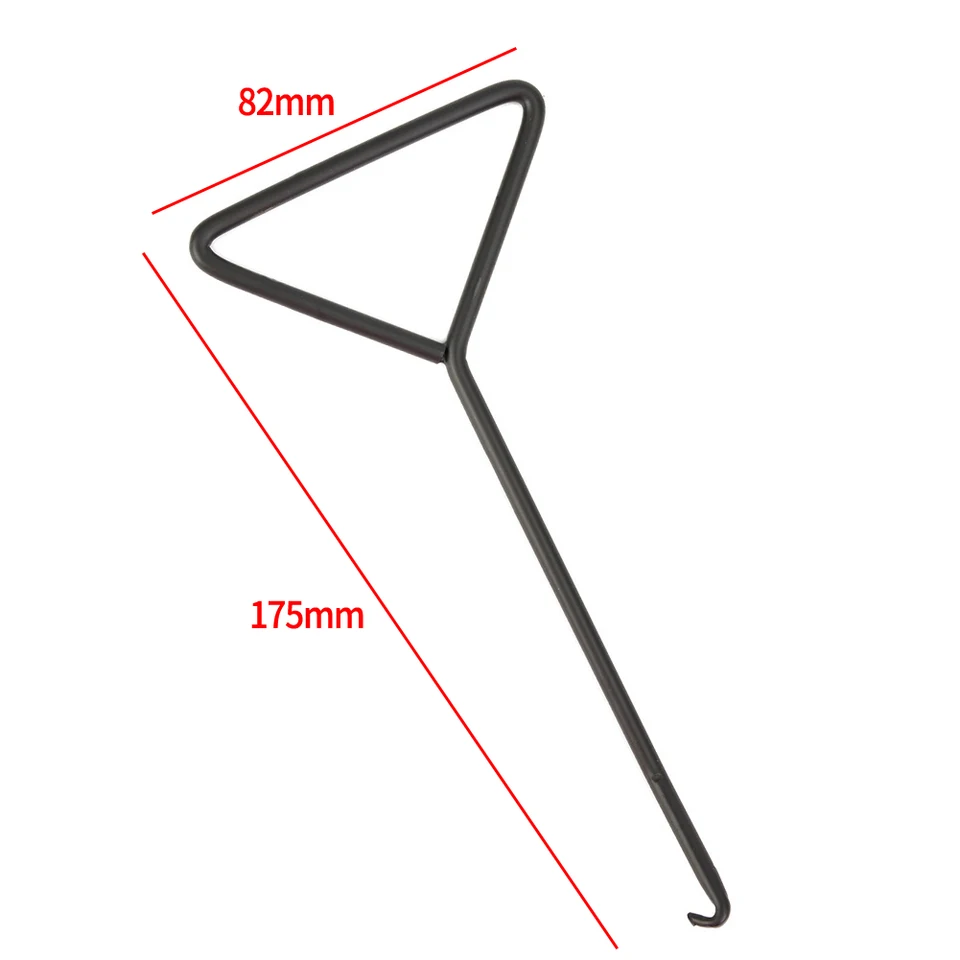 Výfukové potrubie Spring Hook Motocykel Nový sťahovač náradie topánky Spring 17.5x8.2x3cm Čierny bubonový sťahovák trvalé použitie